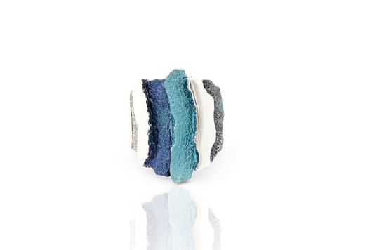 Anillo Plata Arior 1183284XPU-Talla 32 Carban Azul
