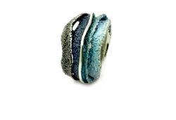 Anillo Plata Arior Azul Olimpia 1183278XPU