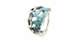 Anillo Plata Arior Azul Sami 1183276XPU