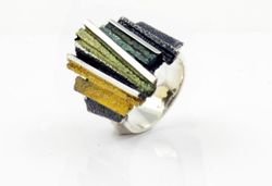 Anillo Plata Arior Dana Grande Verde 1183140XPU