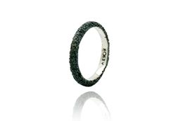 Anillo Plata Arior Desert Media Cańa Mediano Negro 1182493XU