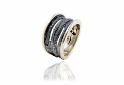 Anillo Plata Arior Dynamic Grande Gris 1183178XPU