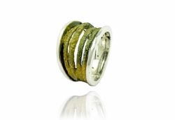 Anillo Plata Arior Dynamic Grande Verde 1183181XPU