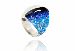 Anillo Plata Arior Gala Grande Azul 1182321XPU