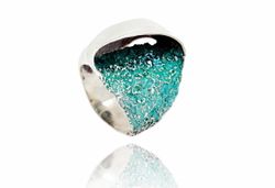 Anillo Plata Arior Gala Grande Verde 1182322XPU