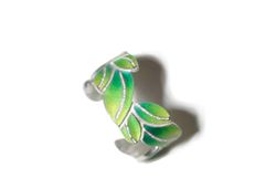 Anillo Plata Arior Hojas Verdes 1181680EPU