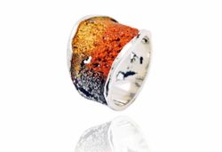 Anillo Plata Arior Intenzza Ocre Pequeńo 1181907XPU