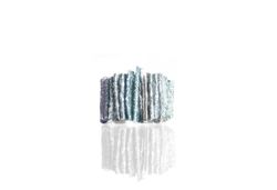 Anillo Plata Arior Junc Mediano Azul 1182718XPU