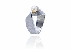 Anillo Plata Arior Moebius Con Perla 1182848RU