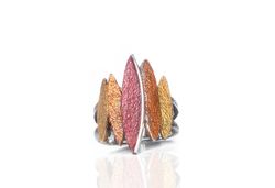 Anillo Plata Arior Naranja Lara 1183227XPU