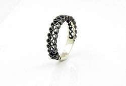 Anillo Plata Arior Panot Oxidado Perforado 1183192XU
