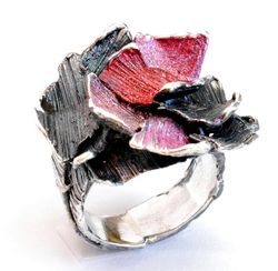 Anillo Plata Arior Samo Summum Grande Rojo 1182179XPU