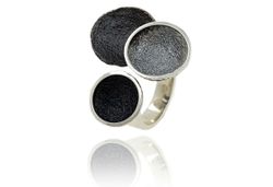 Anillo Plata Arior Singular Grande Gris 1183030XPU