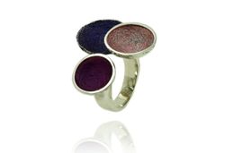 Anillo Plata Arior Singular Grande Lila 1183031XPU