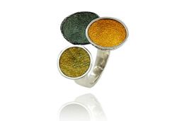 Anillo Plata Arior Singular Grande Verde 1183033XPU