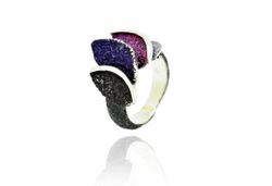 Anillo Plata Arior Smile Pequeńo Lila 1182898XPU