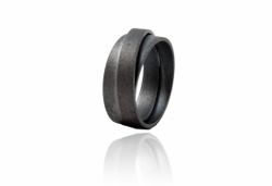Anillo Plata Arior Urban Negro 1183122XU