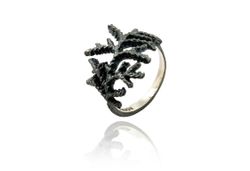 Anillo Plata Arior Vegan Negro 1183070XU