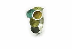 Anillo Plata Arior Verde Singular 1183300XPU