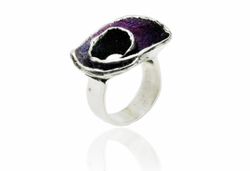 Anillo Plata Arior Volut Lila 1181929XPU