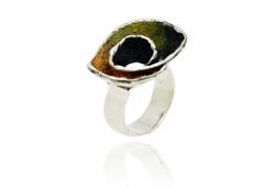 Anillo Plata Arior Volut Verde 1182173XPU
