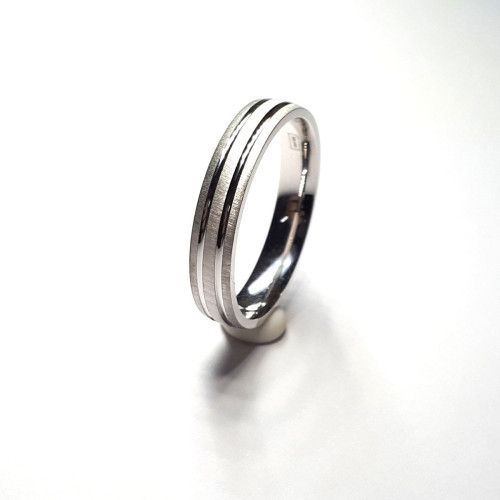 Anillo Plata Aro Ranurado 4mm AP30/39
