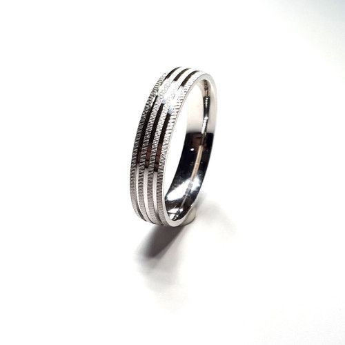 Anillo Plata Aro Ranurado 4mm AP30/43