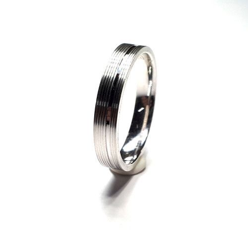 Anillo Plata Aro Ranurado 4mm AP30/81