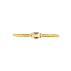 Anillo Plata Dorada 2,5x1,00mm ANL0300DOXX14 Trenzado En Brillo