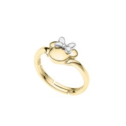 Anillo Plata Dorada AG0138A Minnie Mouse