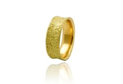 Anillo Plata Dorada Arior Desert Textura Mediano 1182506XOU