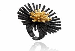 Anillo Plata Dorada Arior Espores Mediano 4182688NU