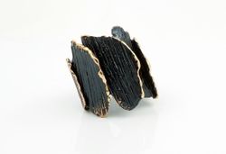 Anillo Plata Dorada Arior Summum GoldenBlack 4183102NU