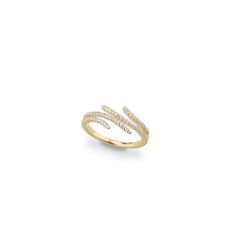 Anillo Plata Dorada Sovrani J11674M17 Circonitas
