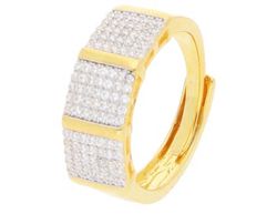 Anillo Liska Plata Dorada LPZ174AN-D Circonitas