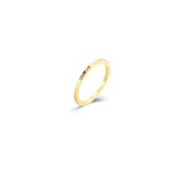 Anillo Plata Dorada Mujer ANZ0236DOXX12 Circonitas Multicolor
