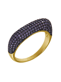 Anillo Plata Dorada Mujer PANI2222/C Circonitas Moradas