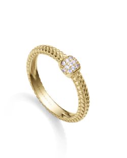 Anillo Plata Dorada Viceroy 9124A012-30 Circonitas