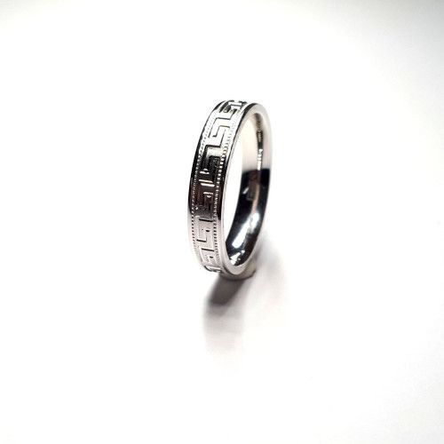 Anillo Plata Greca 4mm AP30/48