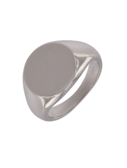 Anillo Plata Hombre PSCL5/14 Sello Redondo Liso