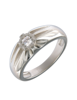 Anillo Plata Hombre PSCL9 Circonita