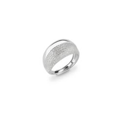 Anillo Plata J11769M17 Abierto Circonitas