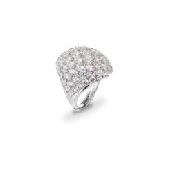 Anillo Plata J12021M17 Abierto Circonitas