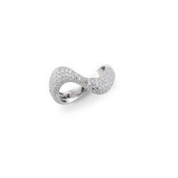 Anillo Plata J12709M13 Onda Circonitas