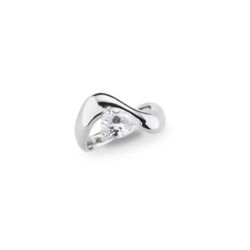 Anillo Plata J12775M17 Onda Circonita