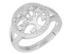 Anillo Plata Liska LAD7301AN Árbol De La Vida Circonitas
