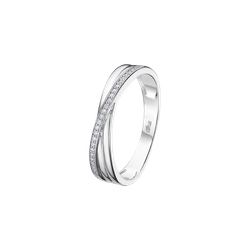 Anillo Plata Lotus LP3447-3/112 Bandas Circonitas