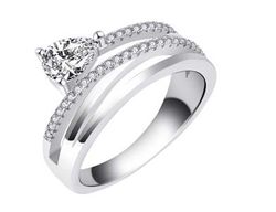 Anillo Liska Plata LPZ008AN Circonitas