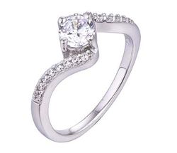 Anillo Liska Plata LPZ031AN Circonitas