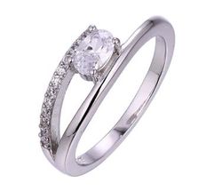 Anillo Liska Plata LPZ034AN Circonitas